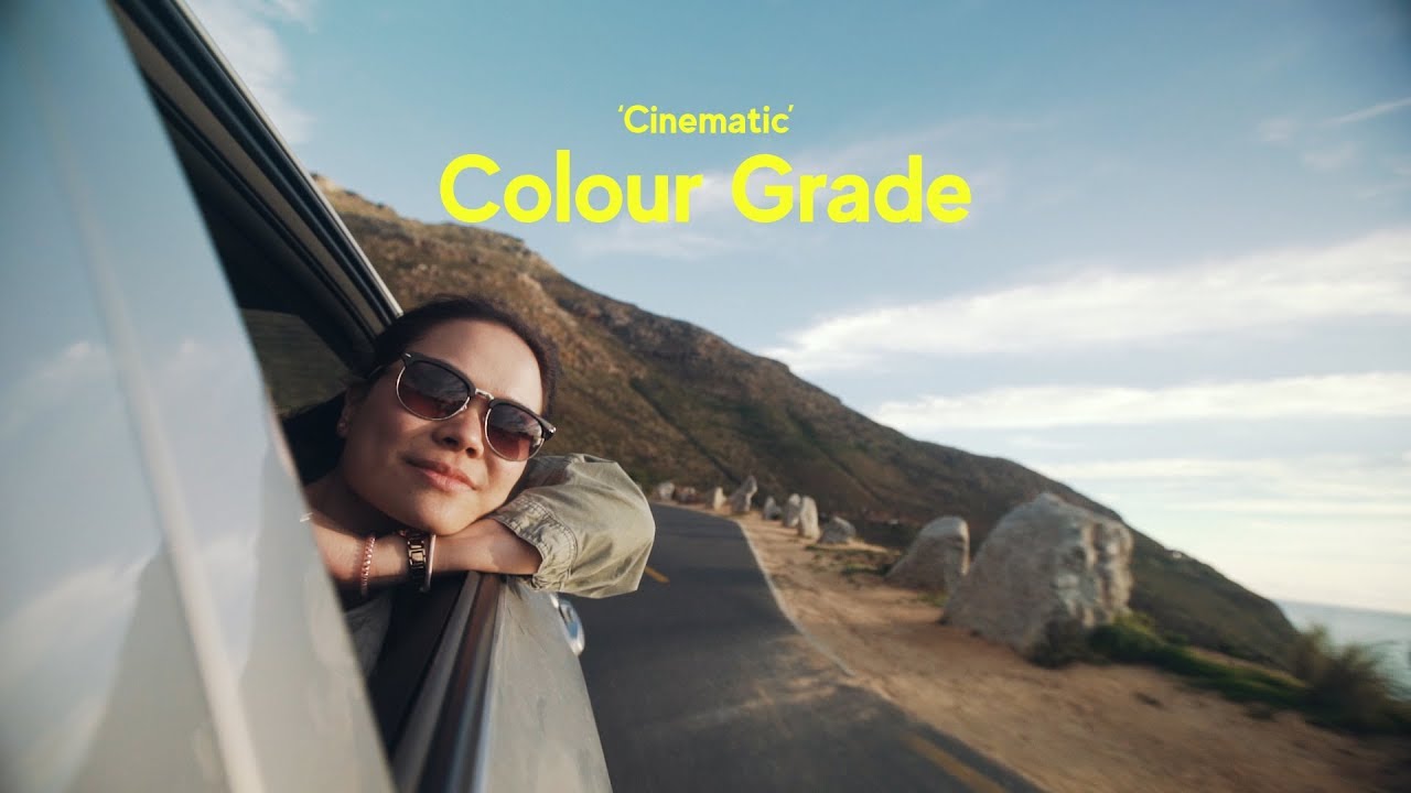 Travel photo editing and cinematic color grading